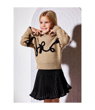 Abel & Lula Knit skirt set with chiffon 5543_003