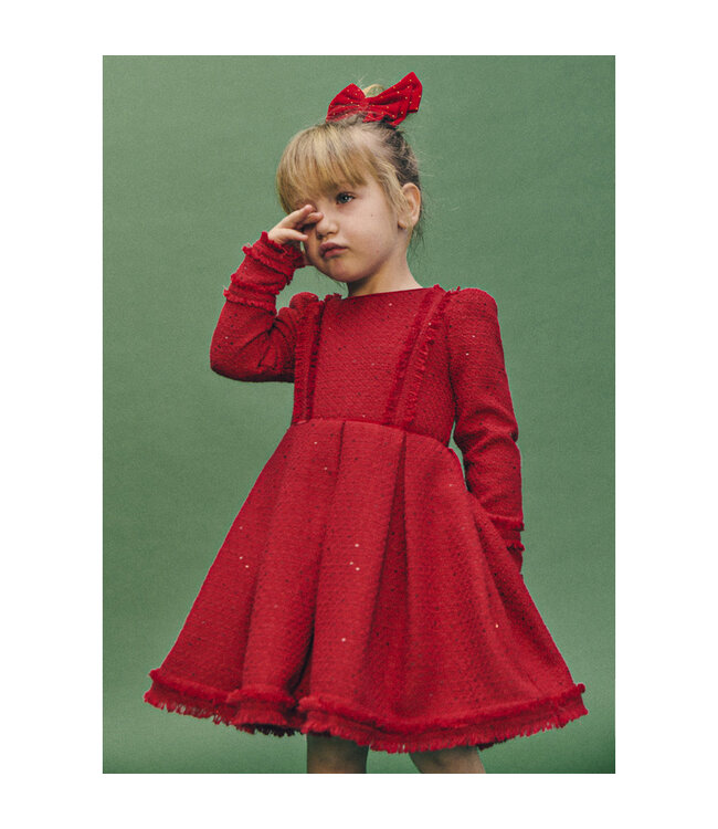 Abel & Lula Tweed sequin dress 5547_002