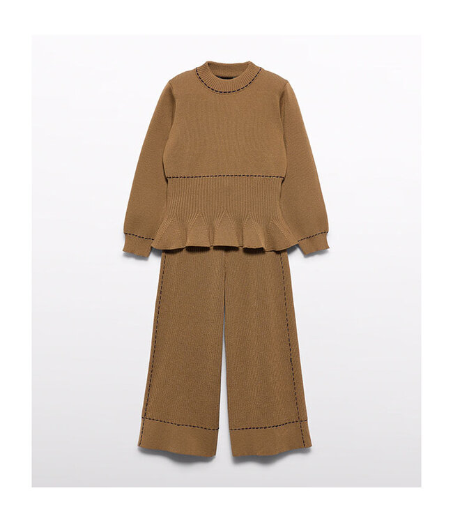 Abel & Lula Long knit trousers set 5769_008