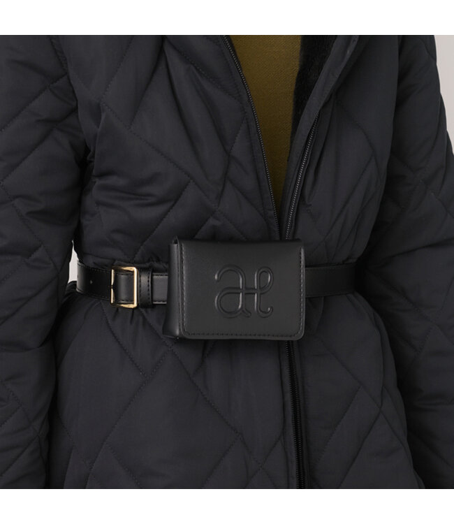 Abel & Lula Belted puffer jacket 5814_079
