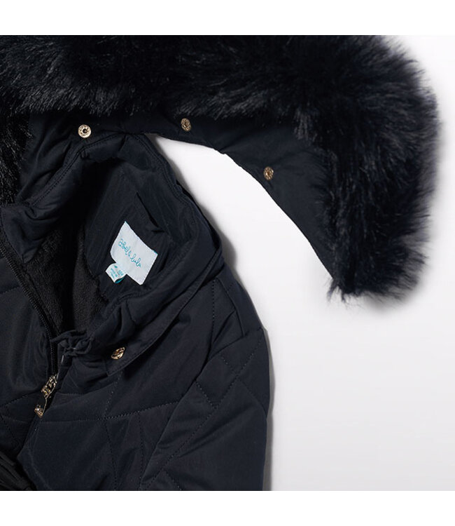 Abel & Lula Belted puffer jacket 5814_079