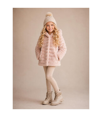 Monnalisa PELLICCIA HOODIE PELUCHE 17H101_8033_0091