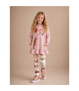 Monnalisa SPORTY DRESS FELPA (NON G 19H901_8006_094F