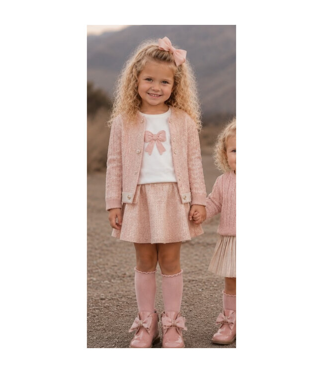 Mayoral Tweed-knit skirt set 2954_029
