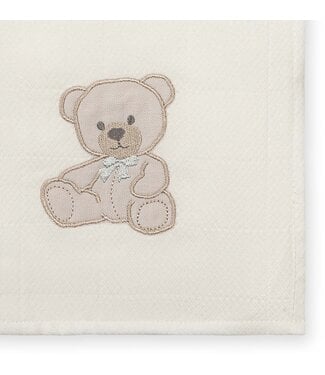 Baby Gi SWEET TEDDY COTTON MUSLIN BURP CLOTH ST13_M011 IVORY