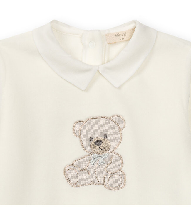 Baby Gi SWEET TEDDY BABYGROW ST50B_L011.V011 IVORY