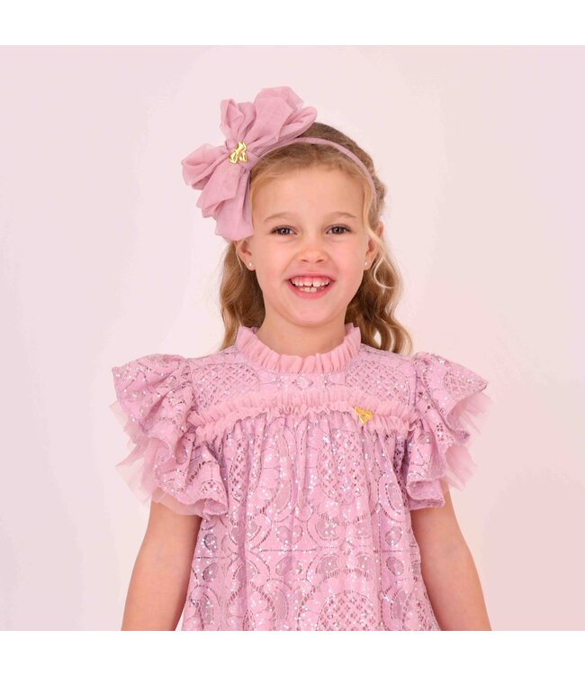 Angels Face GLADYS TULLE HEADBAND VINTAGE ROSE