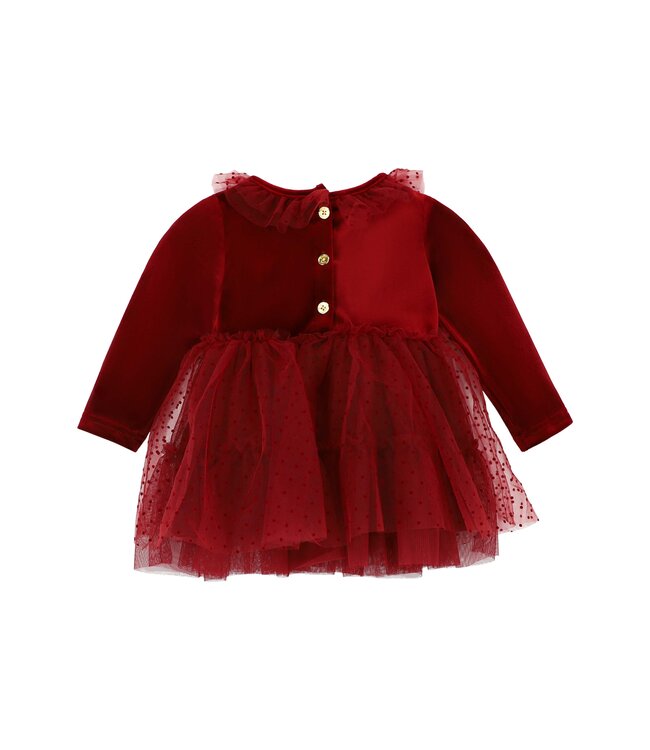 Angels Face MICHA VELVETEEN BABY DRESS PORT