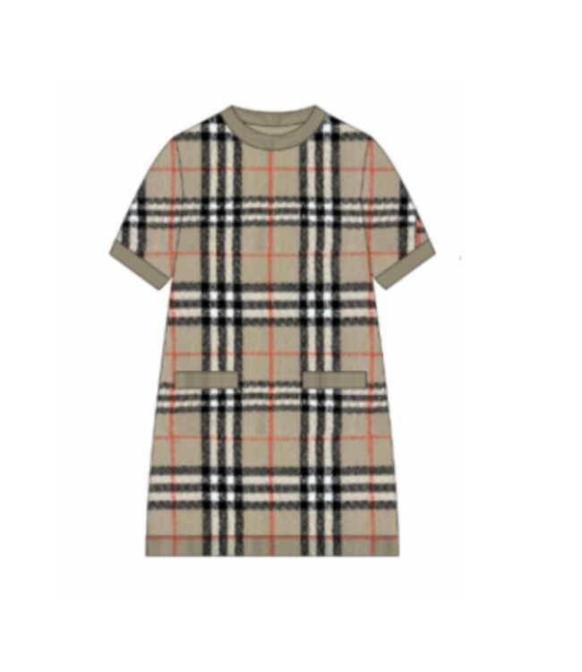Burberry C:KG2 ESTERA DRESS CHK:179168:A7028