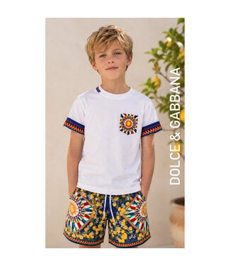 Dolce & Gabbana T-Shirt + Mid length boxer L4JTIT_G7P9F_S9000