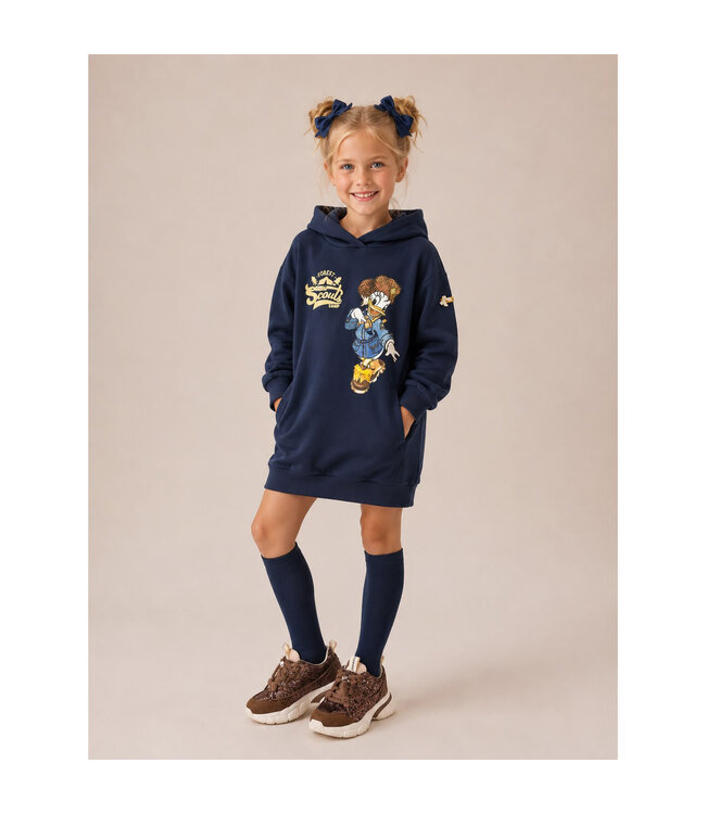 Monnalisa ABITO HOODIE FELPA 19H914_8030_0056