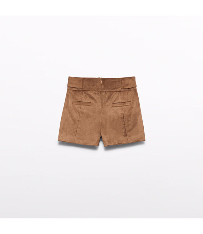 Abel & Lula Suede-look safari jacket + Faux suede shorts 5887_005