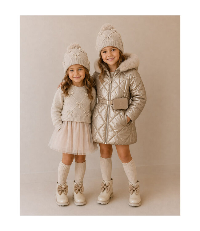 Mayoral Knit dress with bows 4927_037