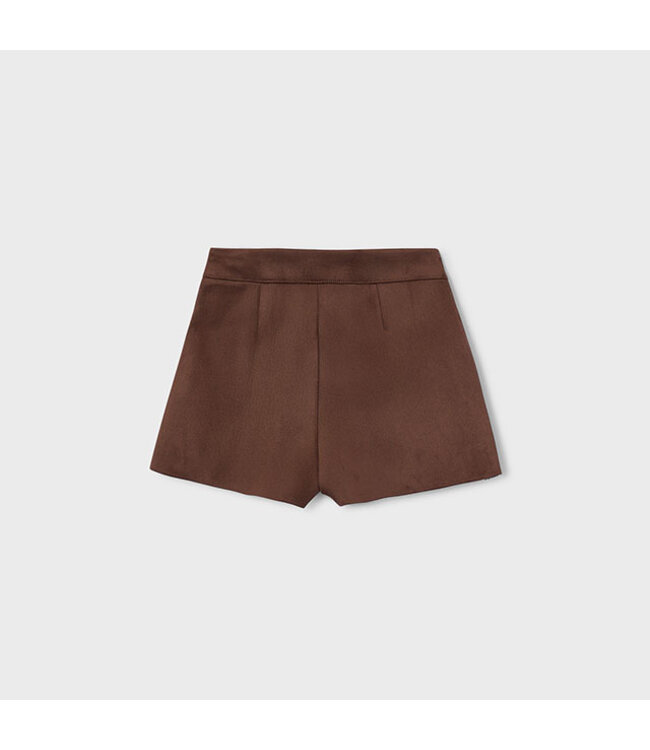 Mayoral Double-faced suede jacket + Faux-suede shorts 4409_090