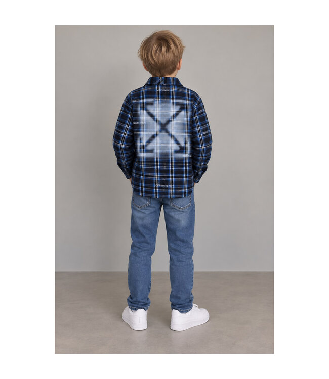Off White ARROW SPRAY FLANNEL SHIRT L/S 44BGE007F26F001