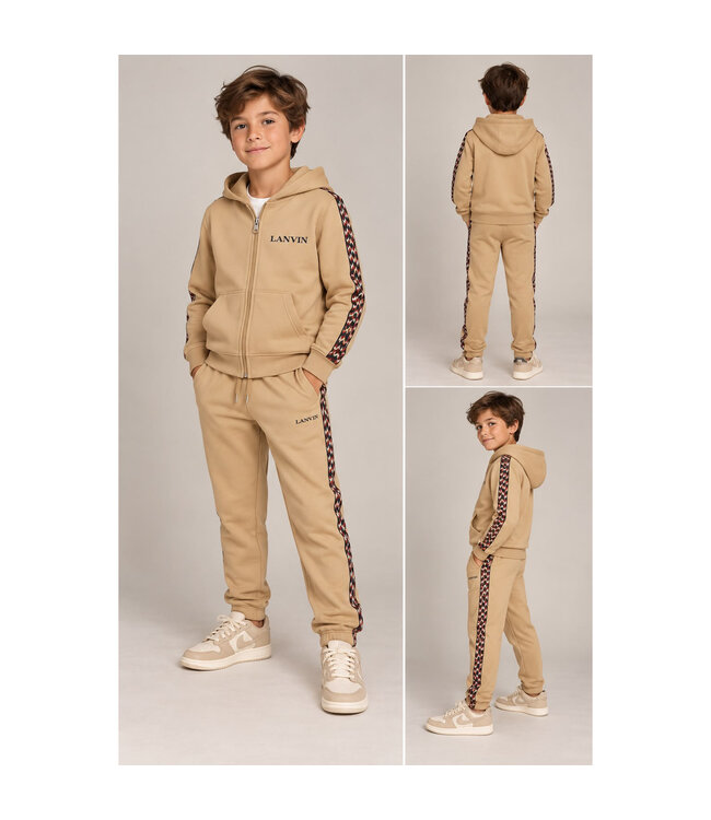LANVIN VEST MET KAP + JOGGINGBROEK N30424/276