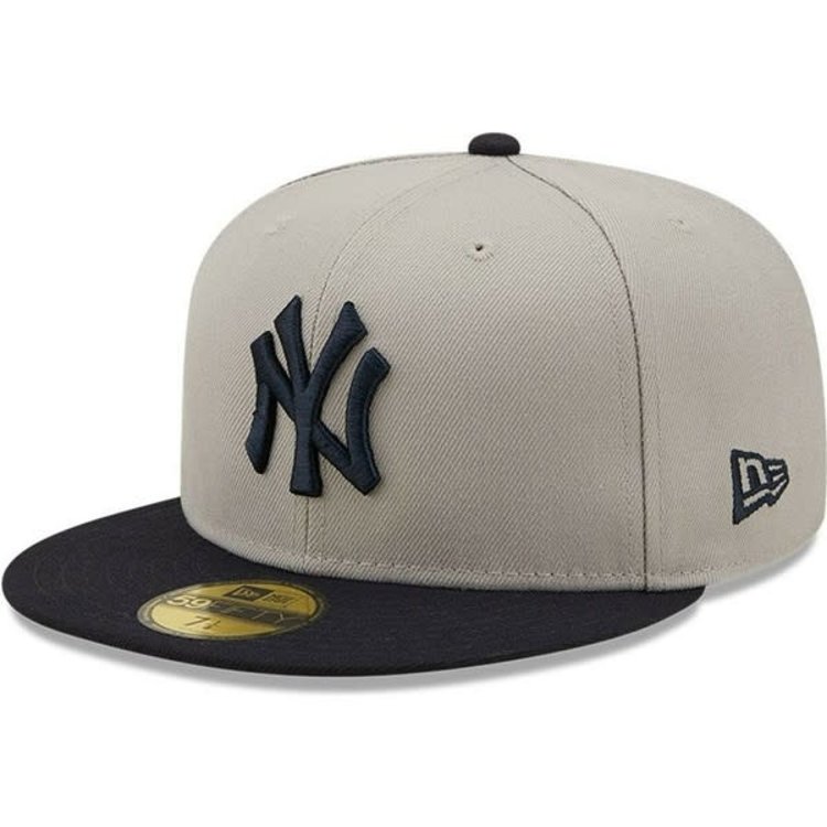 New Era New Era 59Fifty Side Patch 'New York Yankees' Grey / Navy'