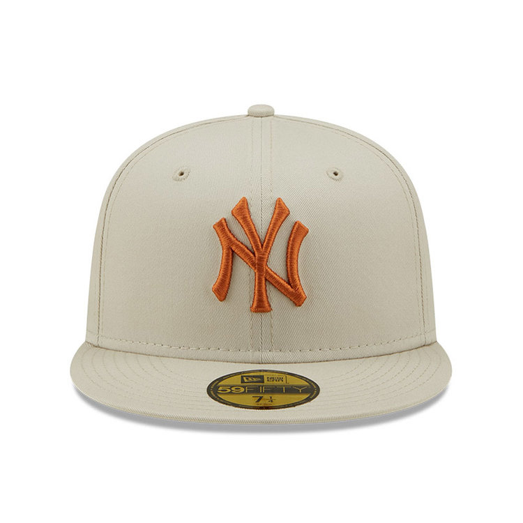 New Era New Era 59Fifty New York Yankees Fitted Cap 'Stone / Orange'