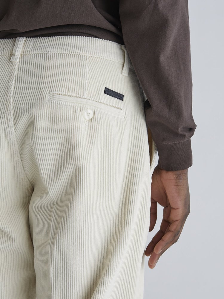 Woodbird Woodbird Ben Cord Pants 'Off White'