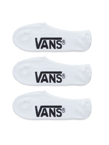 VANS Vans No Show Socks 3-Pack 'White'