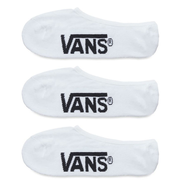 VANS Vans No Show Socks 3-Pack 'White'