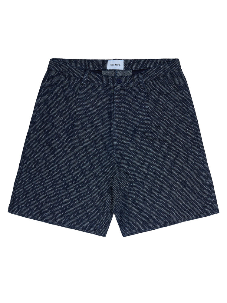 Woodbird Woodbird Ben Stitch Shorts 'Dark Blue'
