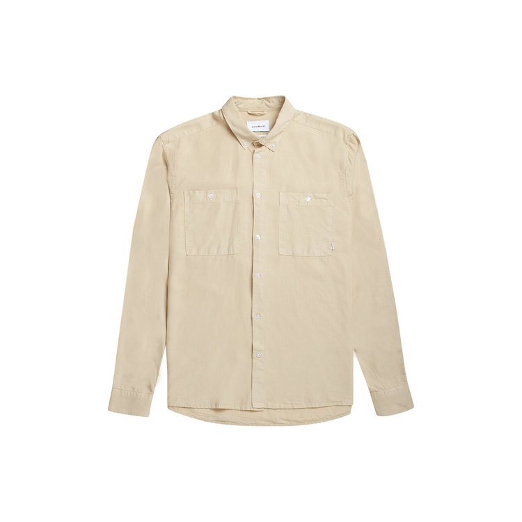 Woodbird Woodbird Pikan Tenc Shirt 'Ecru'