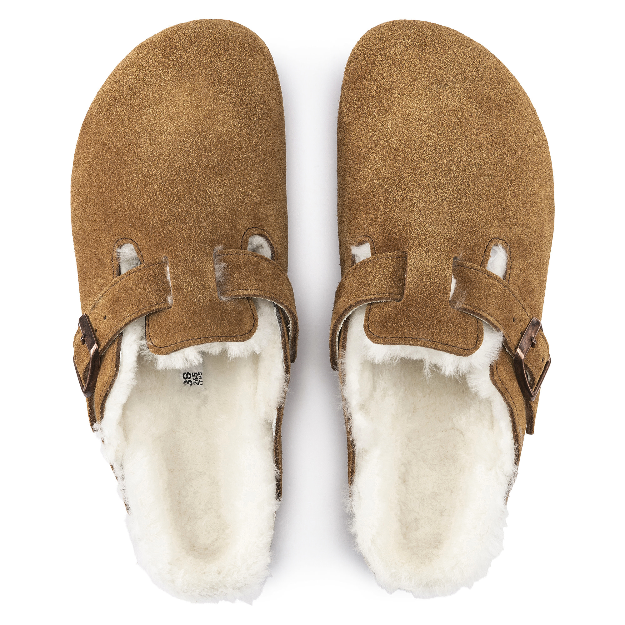 Birkenstock Boston VL Shearling 'Mink' - DEAUP