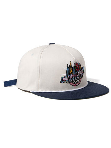 Huf Worldwide Global Solutions 5 Panel Hat 'Cream'