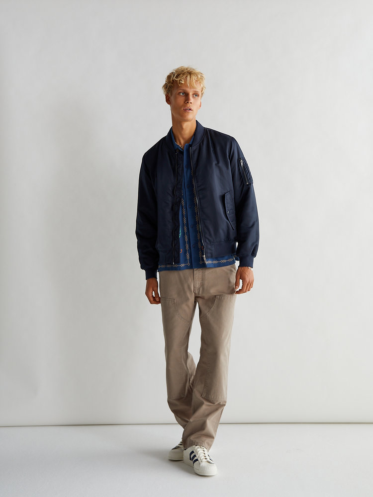 Woodbird Kip MA-1 Jacket 'Navy'