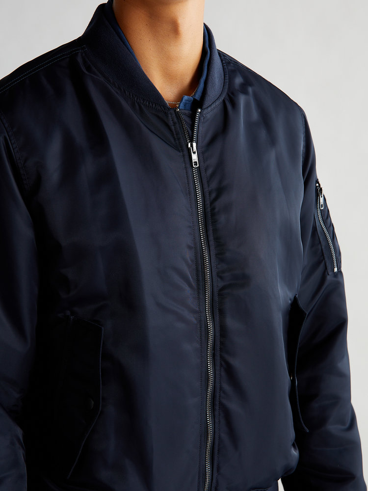 Woodbird Kip MA-1 Jacket 'Navy'