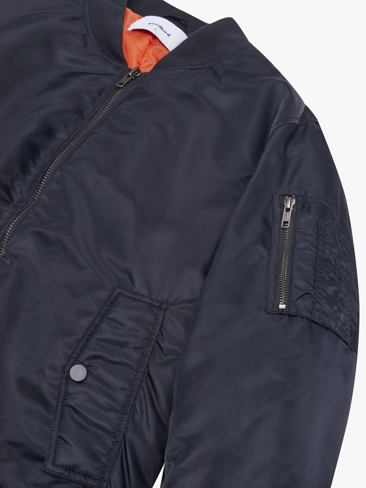Woodbird Kip MA-1 Jacket 'Navy'