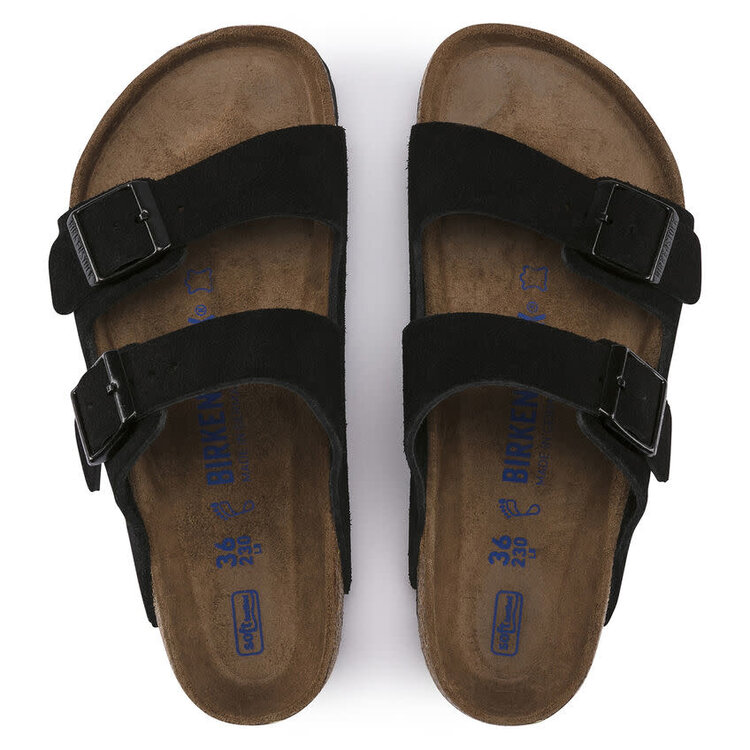 Birkenstock Arizona SFB Suede Narrow 'Black'
