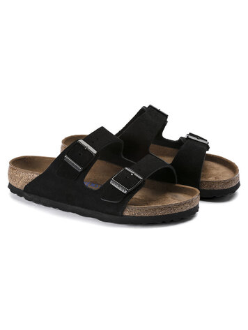 Birkenstock Arizona SFB Suede Narrow 'Black'
