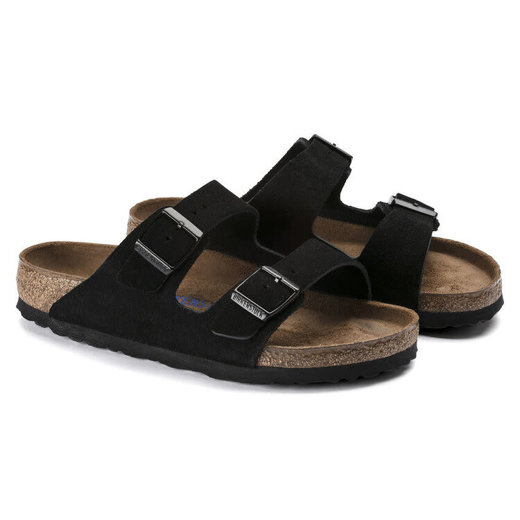 Birkenstock Arizona SFB Suede Narrow 'Black'