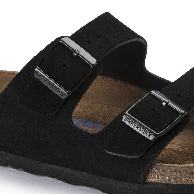 Birkenstock Arizona SFB Suede Narrow 'Black'