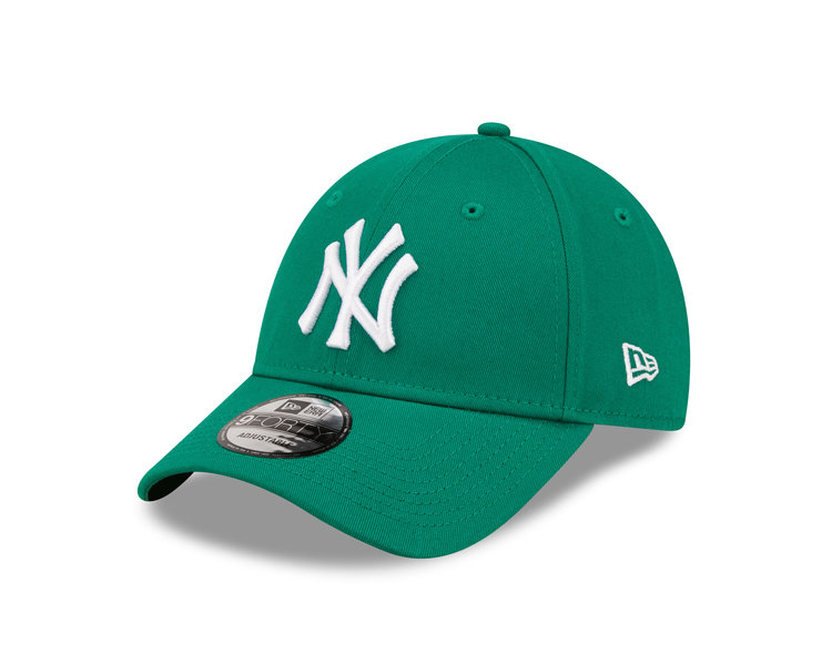 New Era New York Yankees League Essential 9FORTY Adjustable Cap 'Green / White'