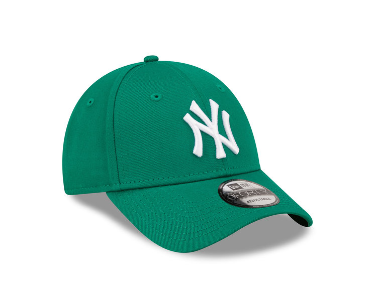 New Era New York Yankees League Essential 9FORTY Adjustable Cap 'Green / White'