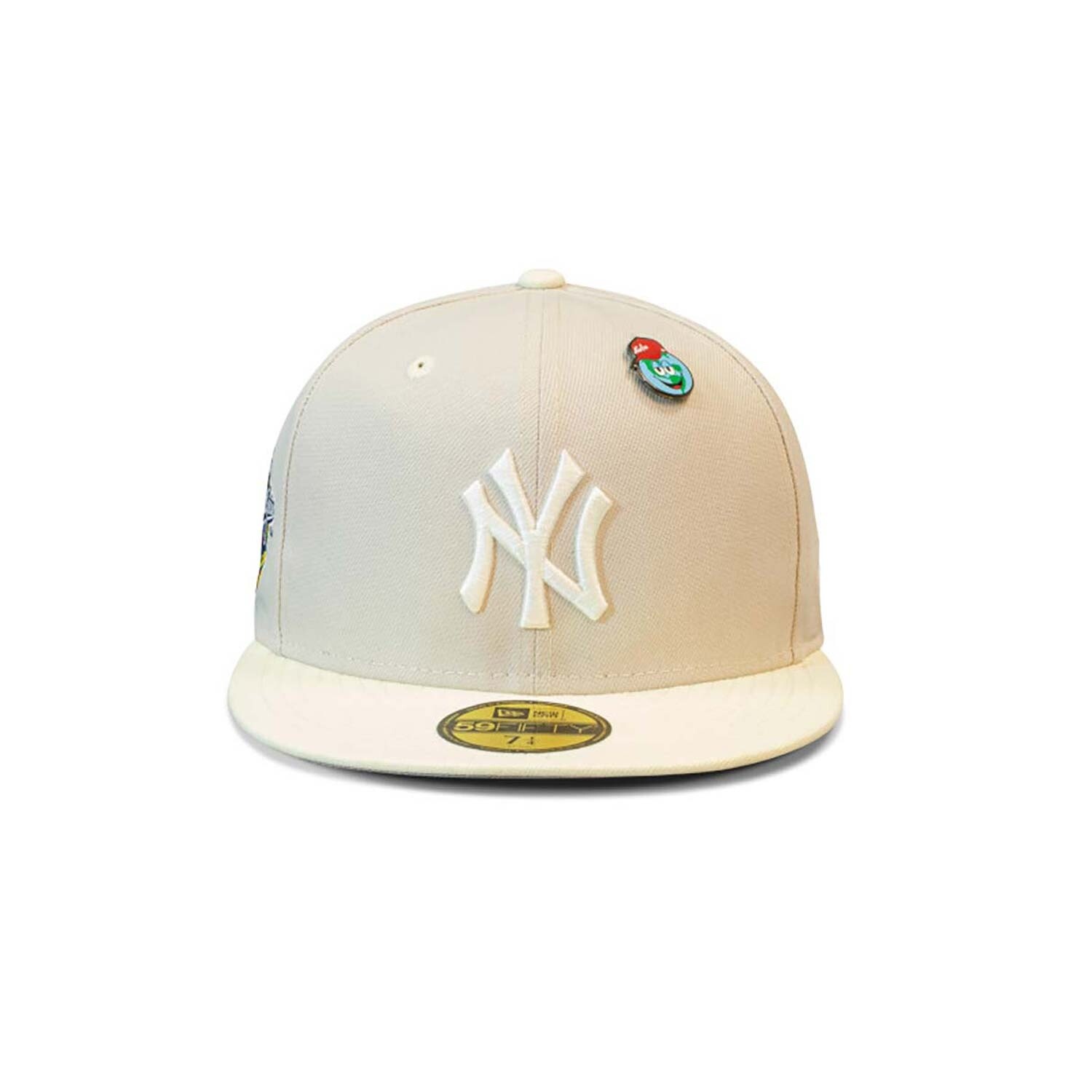 Casquette New Era - New York Yankees - 59Fifty - World Series - Pins -  Crème - Navy