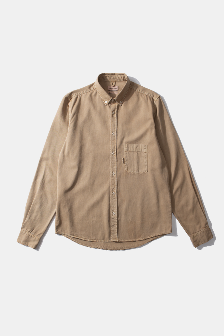 Edmmond Studios Day Shirt Twill 'Plain Tan'