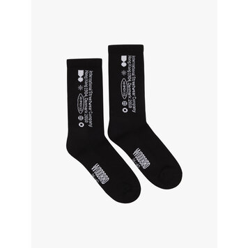 Woodbird Tennis Tech Socks 'Black'