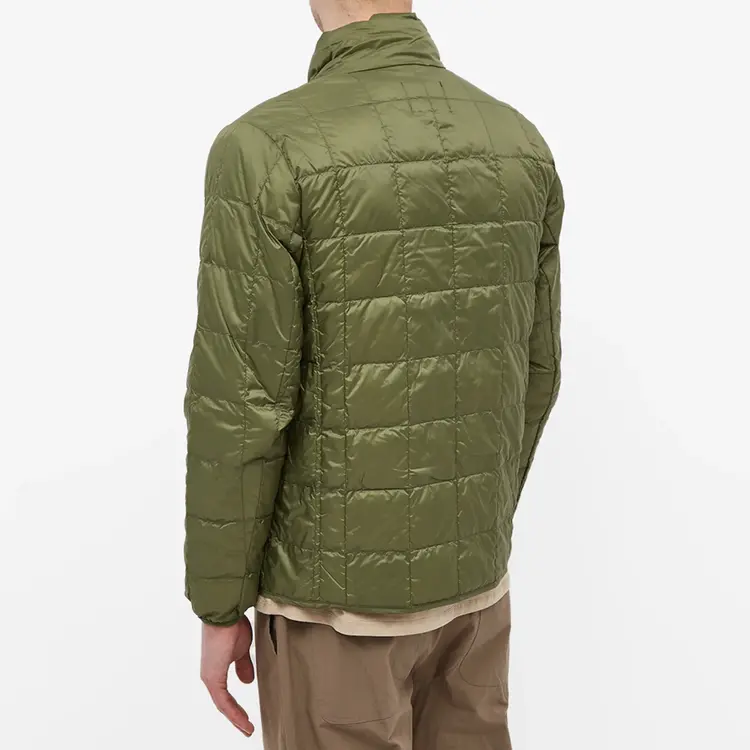 Taion High Neck Zip Down Jacket 'Olive'