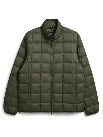 Taion High Neck Zip Down Jacket 'Olive'