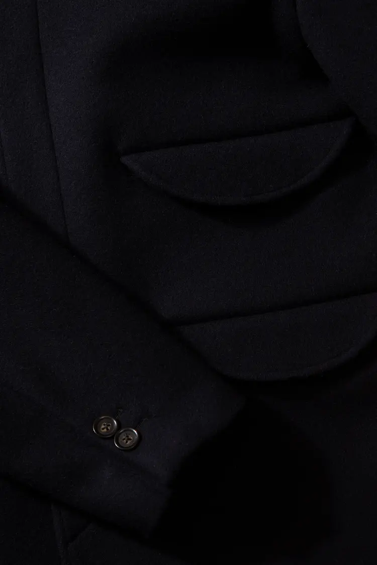 Edmmond Studios Lisboa Coat 'Plain Navy'