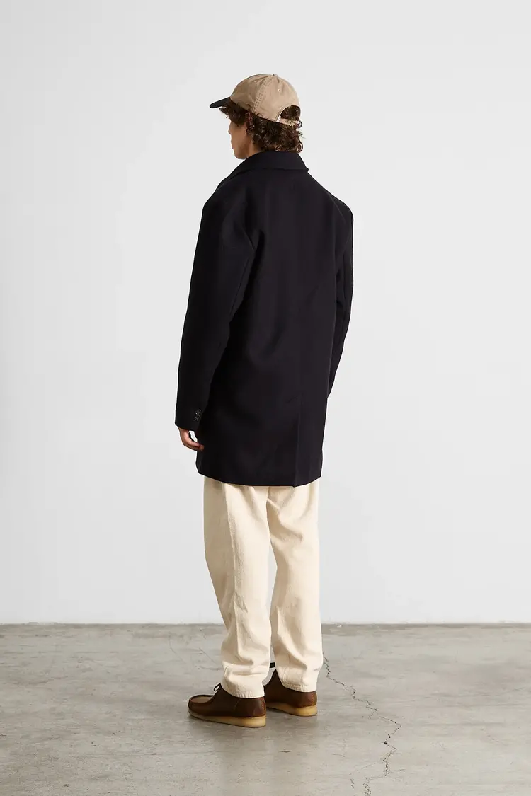 Edmmond Studios Lisboa Coat 'Plain Navy'