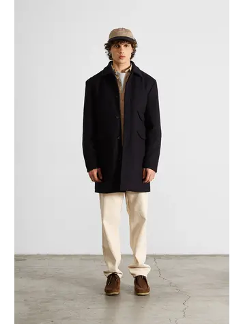 Edmmond Studios Lisboa Coat 'Plain Navy'
