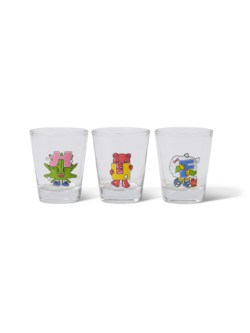 Huf Worldwide Kawaii Buddies Shot Glass Set 'Multi'