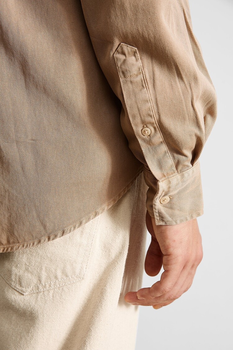 Edmmond Studios Day Shirt Twill 'Plain Tan'