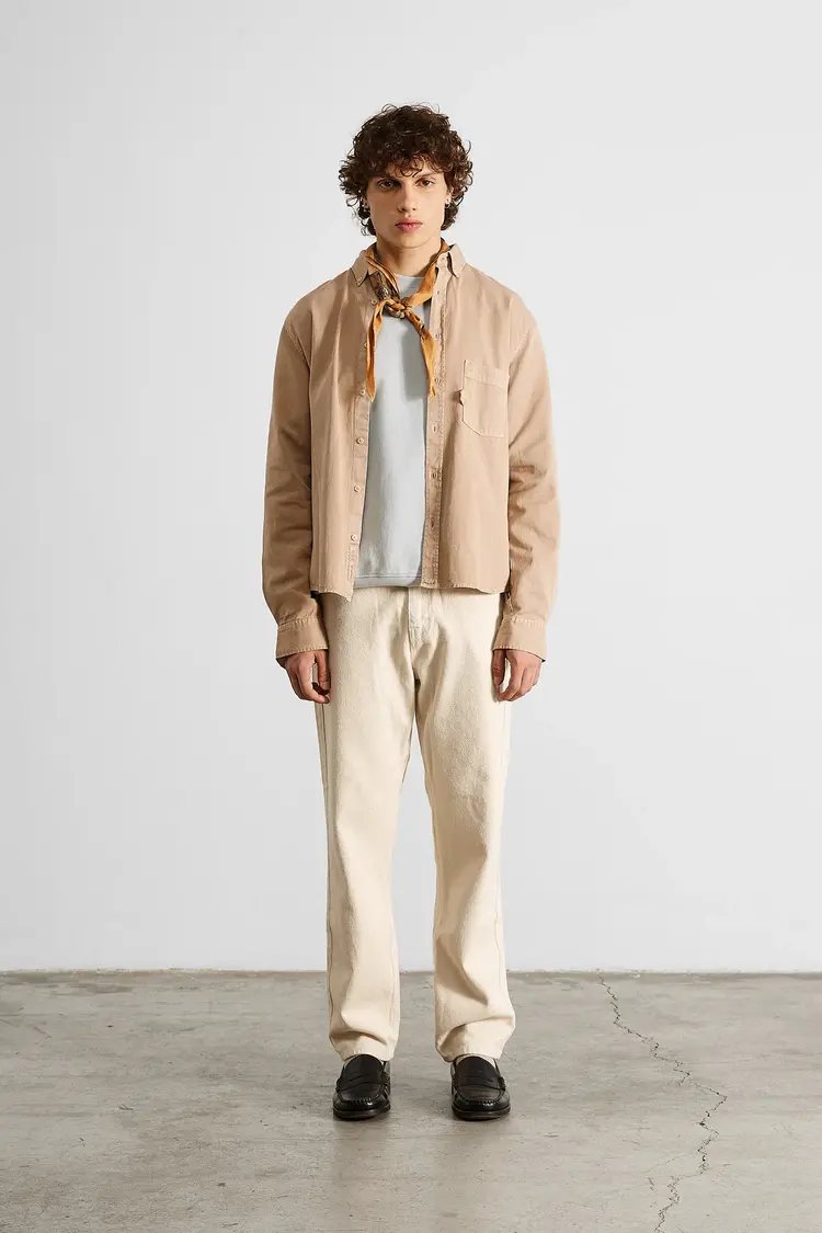 Edmmond Studios Day Shirt Twill 'Plain Tan'