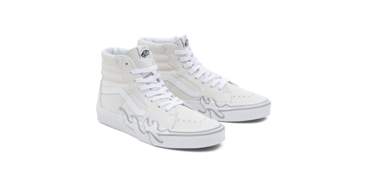 VANS Sk8-Hi Flame Suede 'White'